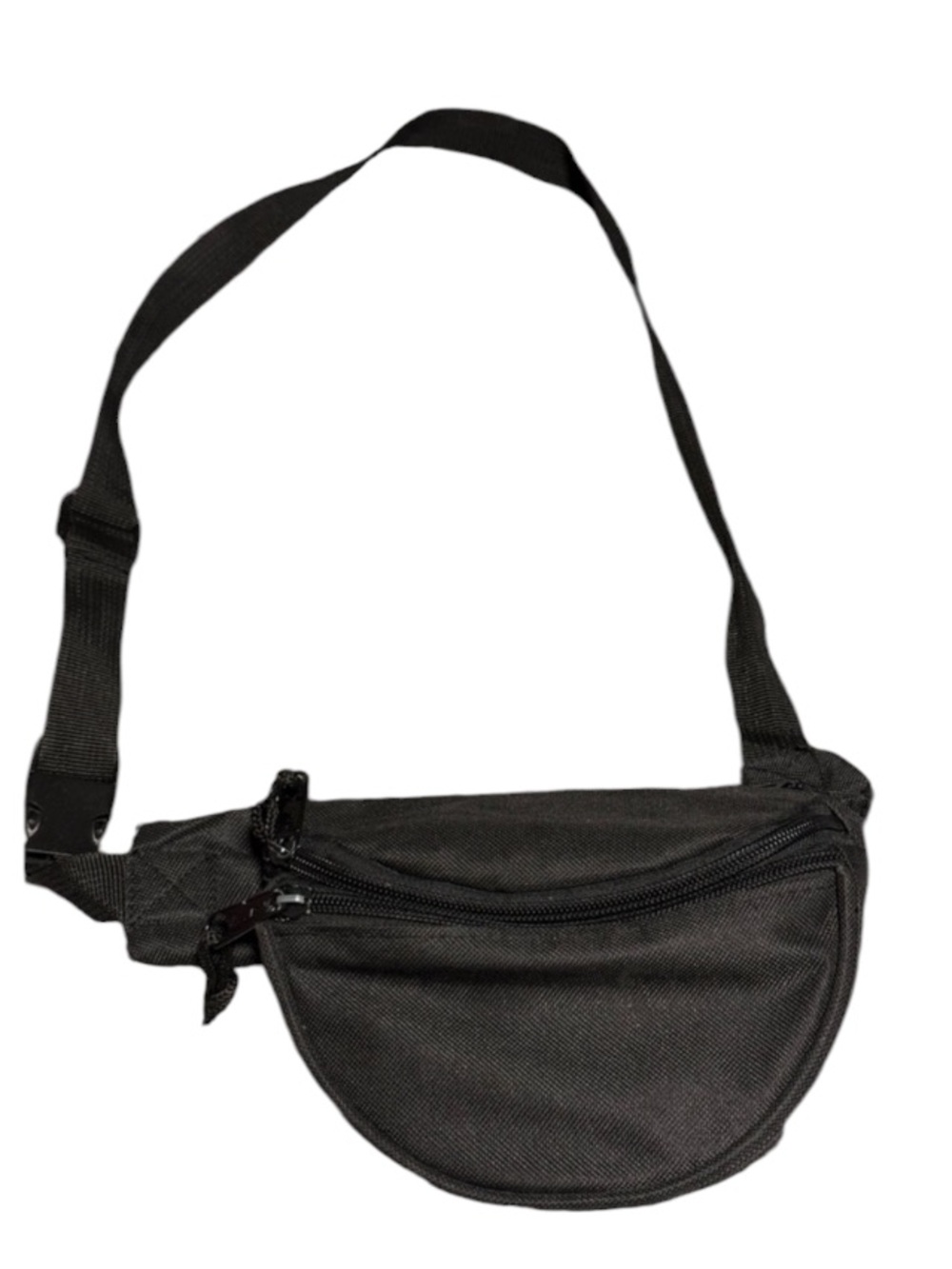 Dalix Black Crossbody Fanny Pack #66/12tt